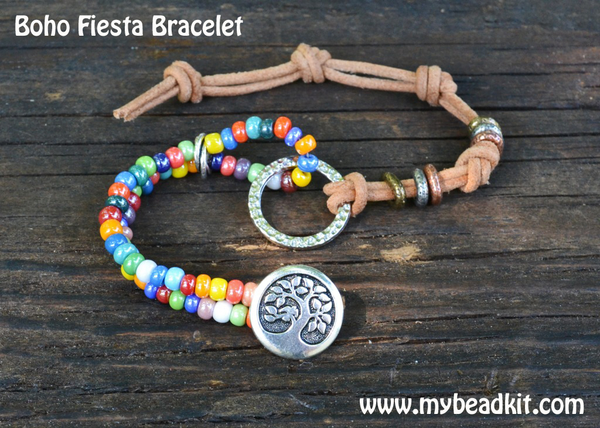 Beads of Blessing” beaded bracelet by Melissa Joan Hart