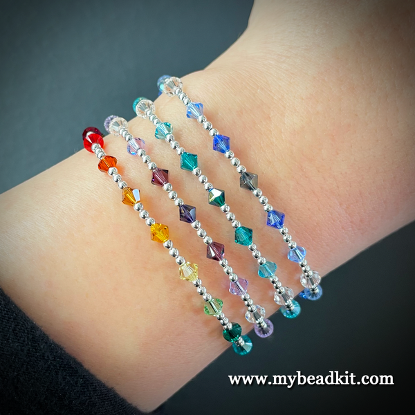Swarovski Crystal Lightning (round stone) Bracelets - Swarovski Crystal  Bracelets